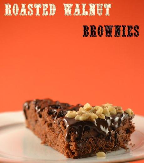 Roasted Walnut Brownies Blog