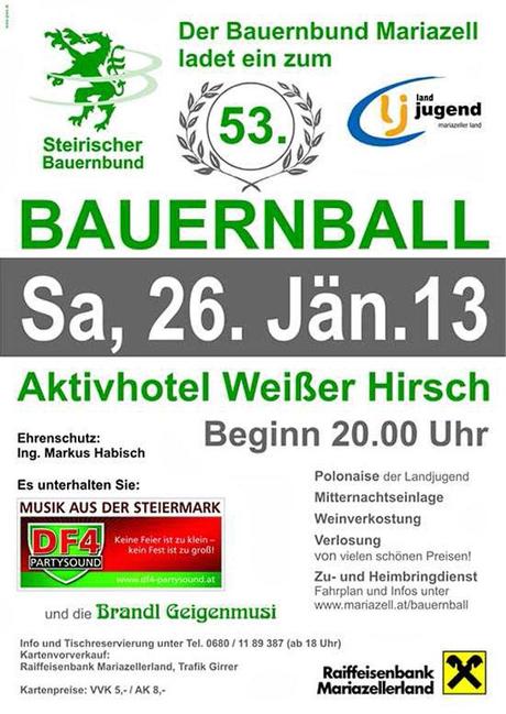 Plakat-Bauernball