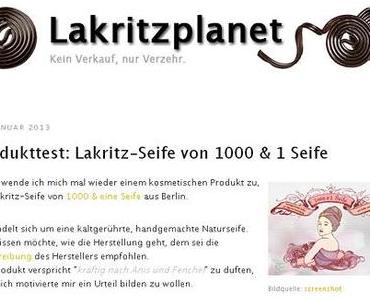 Die Lakritzseife und der Lakritzplanet