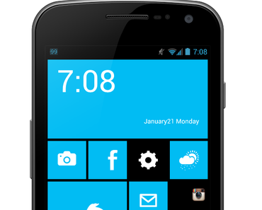 Launcher 8: Windows Phone 8 Homescreen für Android