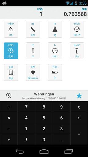 Unify: Einheitenumrechner – Nützliches Tool das auf jedes Android Phone oder Tablet gehört