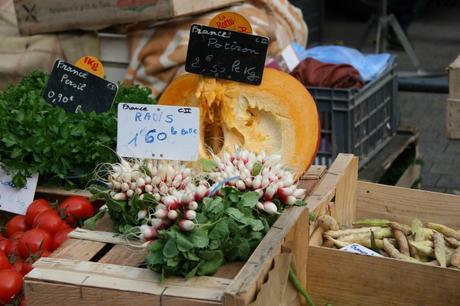 Markt in Troyes Oktober 2013