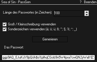 Sea of Sin – PassGen [UPDATE]