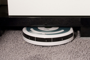 Bodenreinigung mit dem Putzroboter Roomba