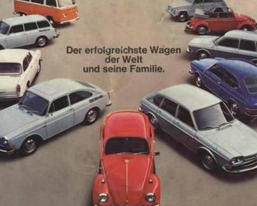 Alte VW Käfer Werbung Reklame und Anzeigen