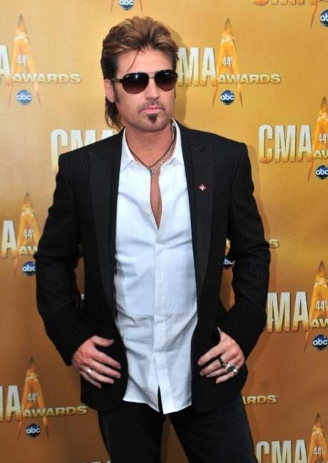 Billy Ray Cyrus arrives for the 44th Annual Country Music Awards in Nashville, Tennessee on November 10, 2010. UPI/Kevin Dietsch Photo via Newscom