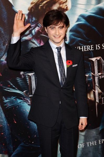 LONDON, ENGLAND - NOVEMBER 11: (UK TABLOID NEWSPAPERS OUT) Daniel Radcliffe attends the World Premiere of Harry Potter And The Deathly Hallows: Part 1 held at The Odeon Leicester Square on November 11, 2010 in London, England. (Photo by Dave Hogan/Getty Images)