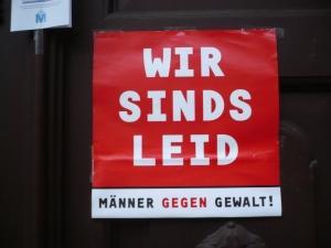 So war es an der Tür des Leibniz Hauses in Hannover zu le...