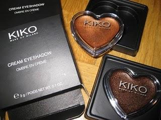 Kiko Creme Eyeshadow und P2 Meet me Swatches