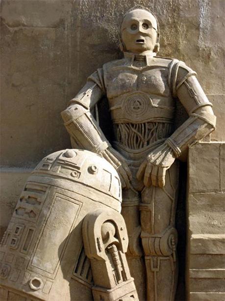 Star Wars Sandskulpturen