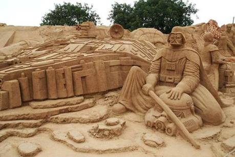 Star Wars Sandskulpturen