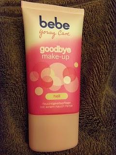 Bebe goodbye make-up