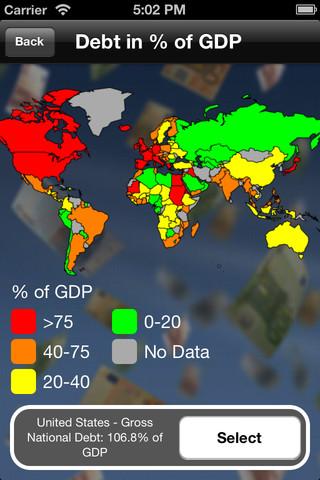 Staatsverschuldung – die Schulden von 180+ Ländern!