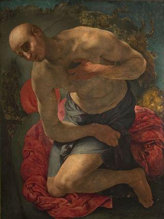 LMHannover-Jacopo_Pontormo_Der_Heilige_Hieronymus_als_Buesser_um_1528_29_Landesmuseum_Hannover