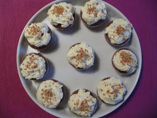 22. Lebkuchen Schoko Cupcakes