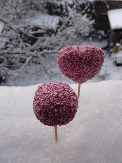 10. Perlen Cake Pops im Schnee