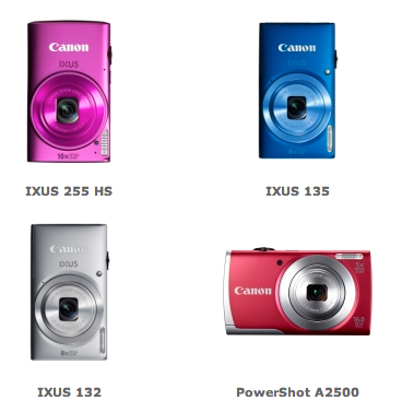 Canon hat drei neue IXUS- und eine PowerShot-Kamera vorgestellt.