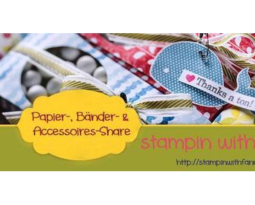 Bänder-, Papier- und Accessoires-Share zum neuen Frühjahrs-/ Sommerkatalog 2013
