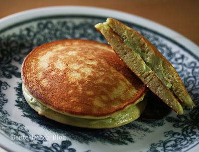 Rezept: Dorayaki - japanische Pfannkuchen mit Matchacreme