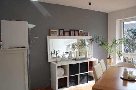 Wand grau Wohnzimmer