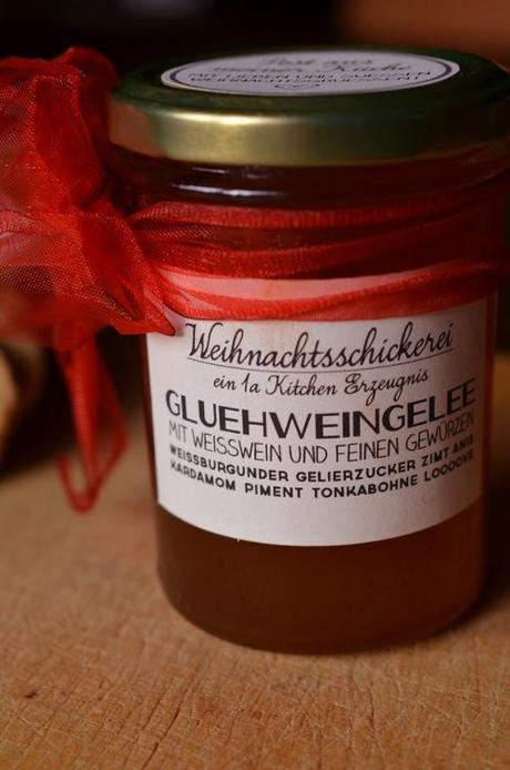 Post aus meiner Küche: weißes Glühwein-Gelee