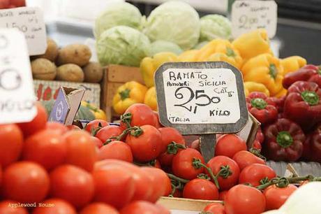 Markt Bozen frisches Gemüse