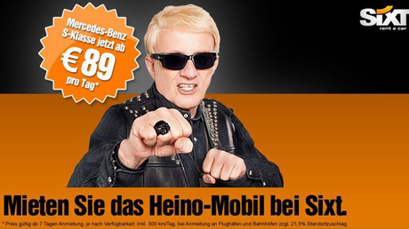 Sixt schickt Heino-Mobil durch Deutschland