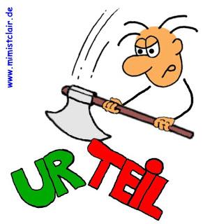 Urteilt nicht, auf das ihr nicht verurteilt werdet