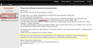 Juckende und gerötete Haut...