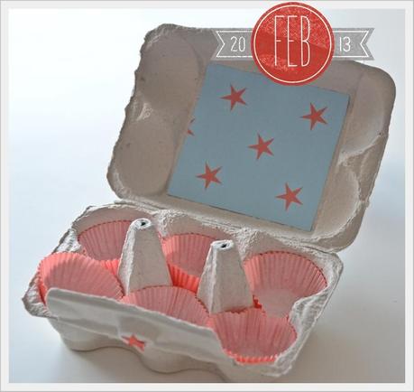 Muffins in Eierschachtel - muffins egg packaging