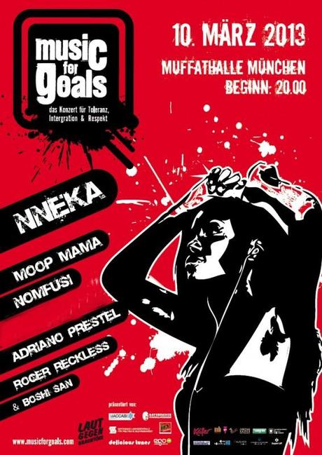 Music for Goals – Benefizkonzert mit Nneka, Moop Mama uvm. in München