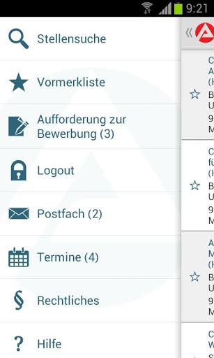JOBBÖRSE – Das volle Angebot der Agentur für Arbeit nun auch auf dem Android Phone