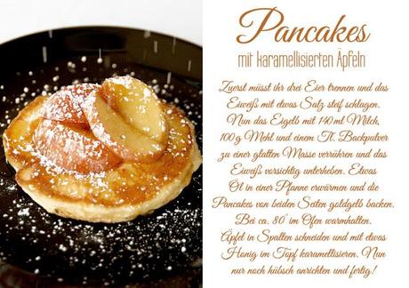 an apple a day { Pancakes mit karamellisiertem Apfel }