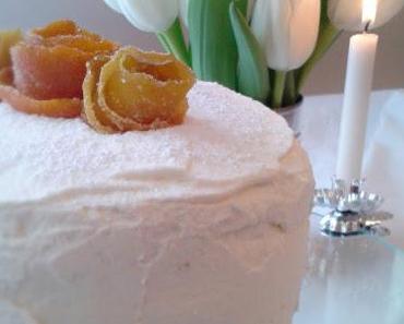 Be my Valentine... Zitrus-Buttermilch Torte für den lieben Mr. M.!