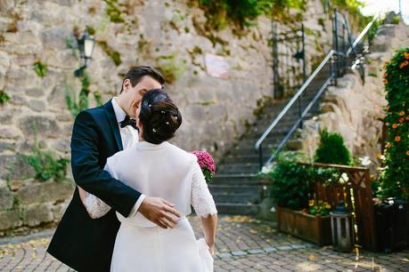 Anke & Dirk & Clara – Hochzeitsfotografin auf der Burg Windeck in Bühl