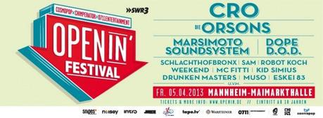 Openin Festival in Mannheim – Die Festivalsaison beginnt am 5. April
