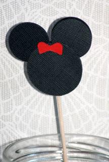Mickey Maus Cupcake Toppers