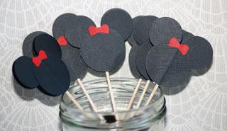 Mickey Maus Cupcake Toppers