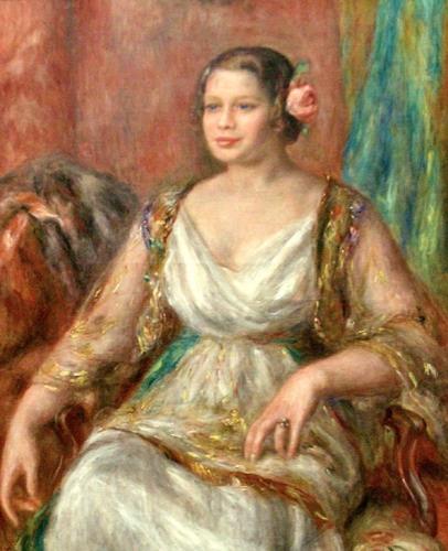 Tilla Durieux  von Renoire gemalt