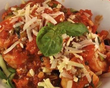 Nachgekocht: Low Carb Pasta aus Zucchini