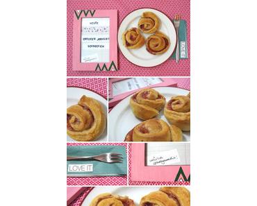 {Rezept zum Wochenende} Erdbeer-Joghurt-Schnecken