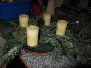 Adventskranz stecken ist nicht schwer