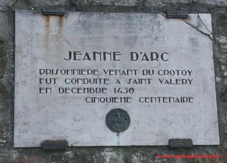 Jeanne d'Arc in Saint-Valery-sur-Somme, Historisches Saint-Valery-sur-Somme, Frankreich Urlaub, Picardie