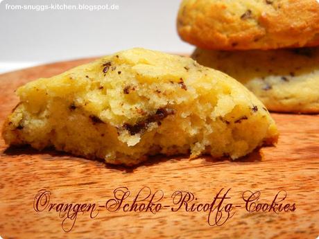 Orangen-Schoko-Ricotta-Cookies