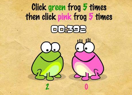 Klick den Frosch