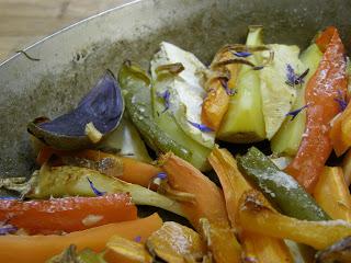 Ofengemüse mit Curry-Mango-Mayonnaise