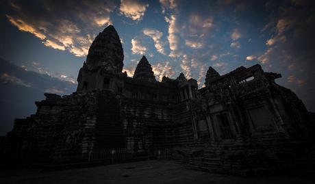 Siem Reap und Angkor Wat ganz in Dunkel
