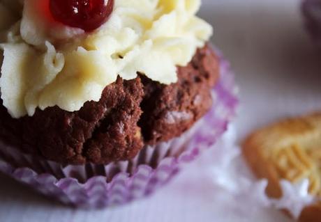 Rudolph, the Red-Nosed Reindeer- Cupcakes mit Stevia
