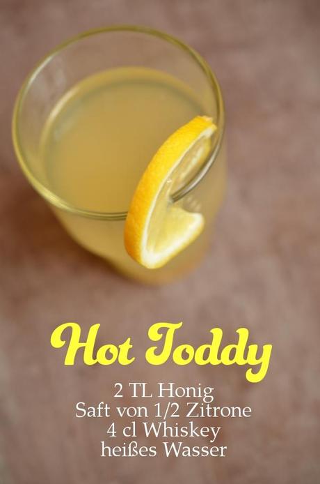 Rezept: Hot Toddy mit Zitrone, Whiskey und Honig