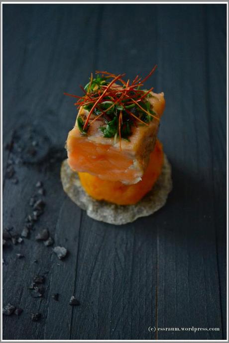 Salmon with asian pumpkin | Lachs mit asiatischem Kürbis